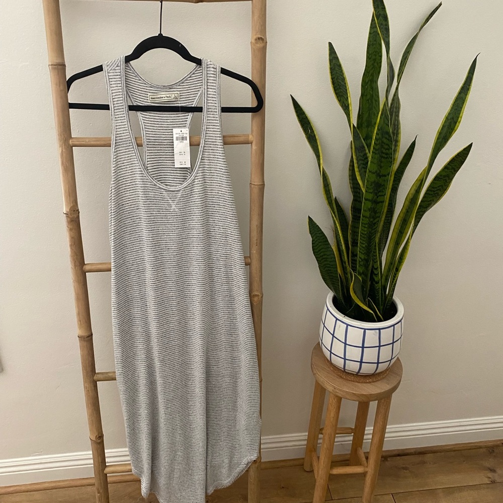 Abercrombie & Fitch | Striped Tank Dress L